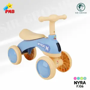 [GROSIR] Balance Bike Sepeda Anak Roda Empat Mainan Anak Dorong Roda 4 PMB TM13