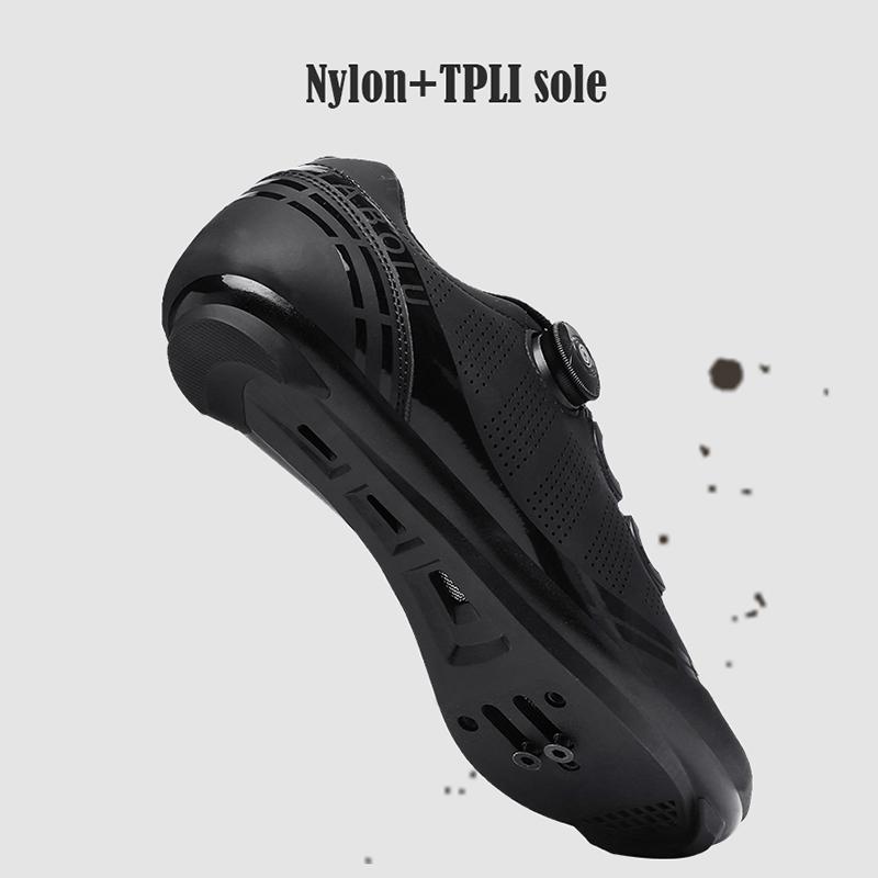 COD Ultralight Carbon Fiber Cycling Shoes Cleats Shoes Non-slip Road Bike Shoes Breathable Self-Locking Pro Racing Bicycle Shoes Cleat Shoes 2