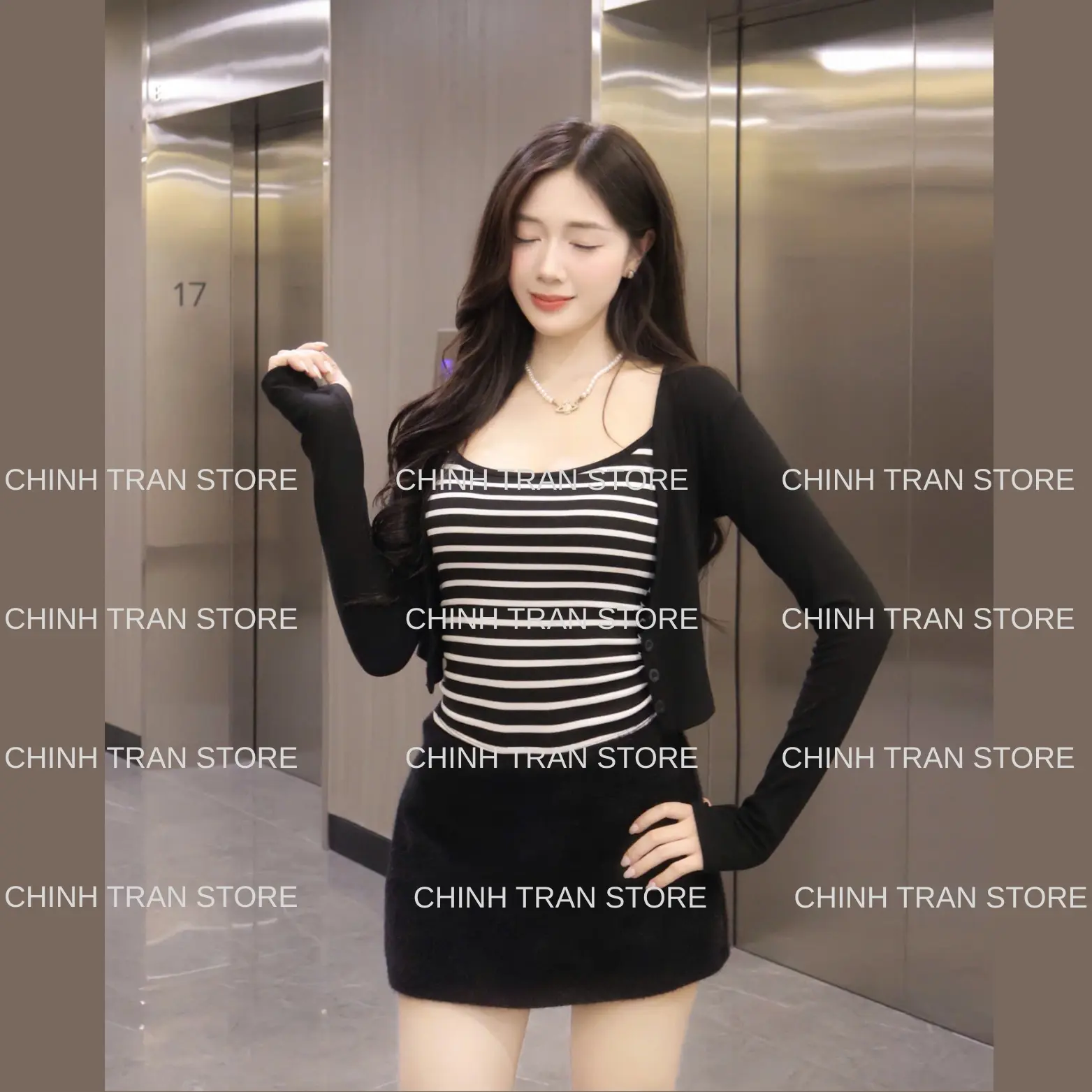 [XẢ KHO] Chân Váy Nữ Chữ A Dáng Ngắn Cạp Trễ Chất Vải Dạ Lông Thỏ Y2K | BigBuy360 - bigbuy360.vn