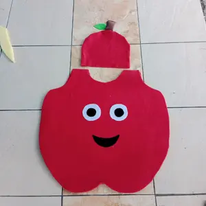 Kostum karnaval buah apel