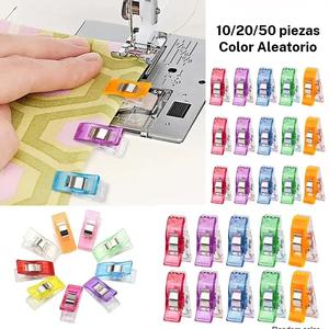 Clip para Costura, Clip Universal, Clip Multiusos de Plástico para Manualidades de Ganchillo y Tejido, Clip de Seguridad para Ropa, Clip para Encuadernación