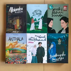NOVEL REMAJA BEST SELLER / ALBIANDRA / 172 DAYS / SANTRI PILIHAN BUNDA / ANTHALA / BADBOYKU IMAMKU MY GUS MYHUSBAND / RISALAH DOA