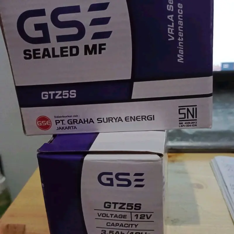 Aki Motor Yamaha Xeon, Fino, XRide GTZ5S GS Accu Kering MF 4