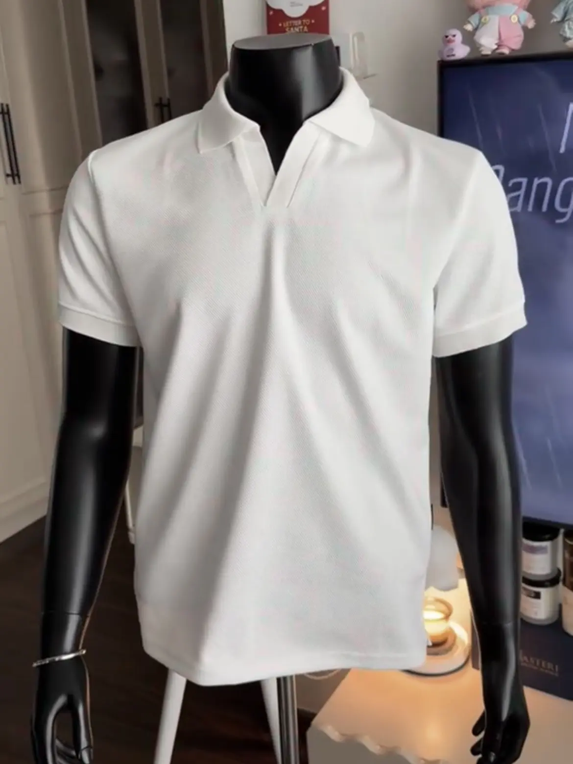 Áo Polo Cổ V RTCLASSY Vải Cotton Dệt Chéo Dày Dặn Form Regular Trẻ Trung | BigBuy360 - bigbuy360.vn