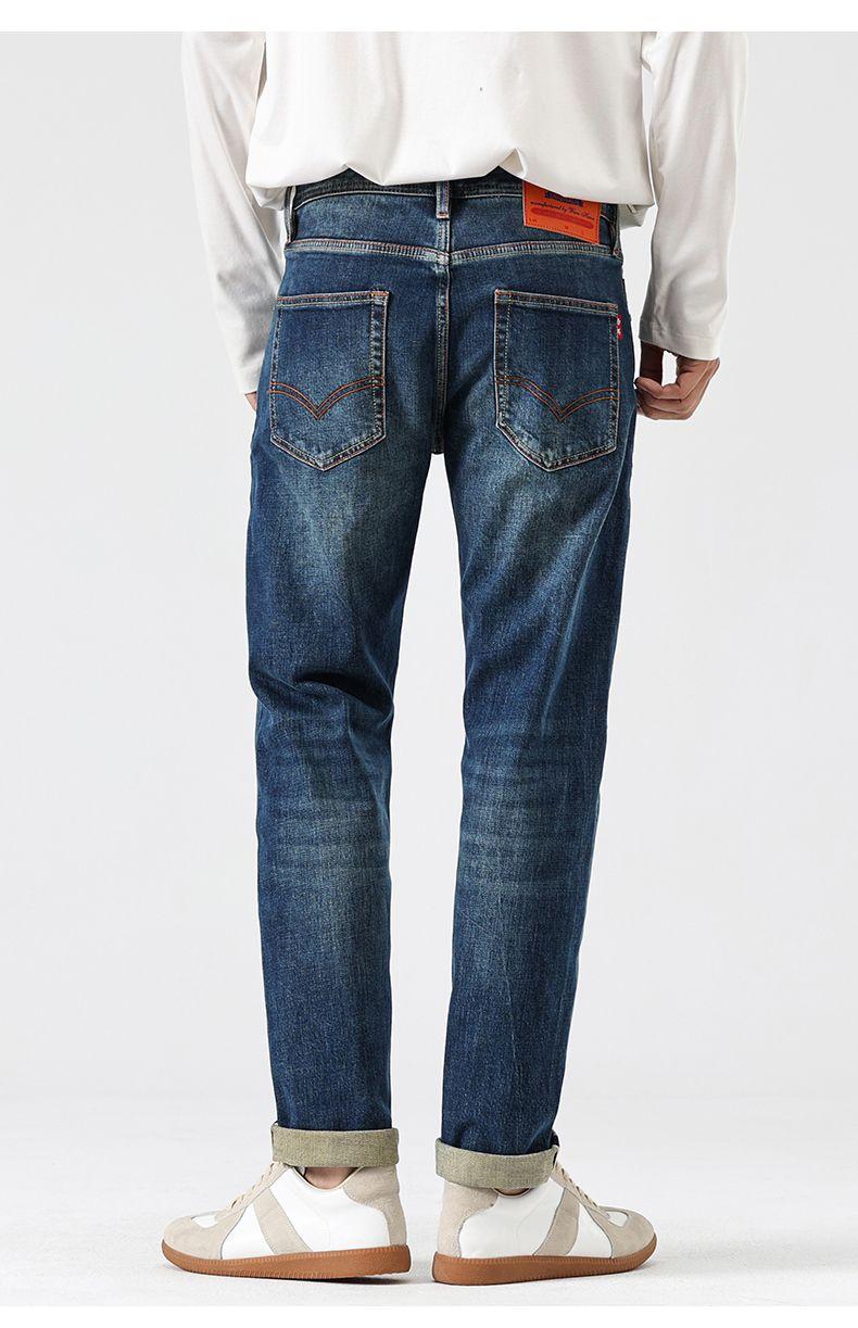 Product Introduction of Selvedge Denim, Quần jean nam ống đứng ôm dáng, vải chất lượng cao, chống mài mòn, dây kéo YKK Menswear Pants Có Túi 13