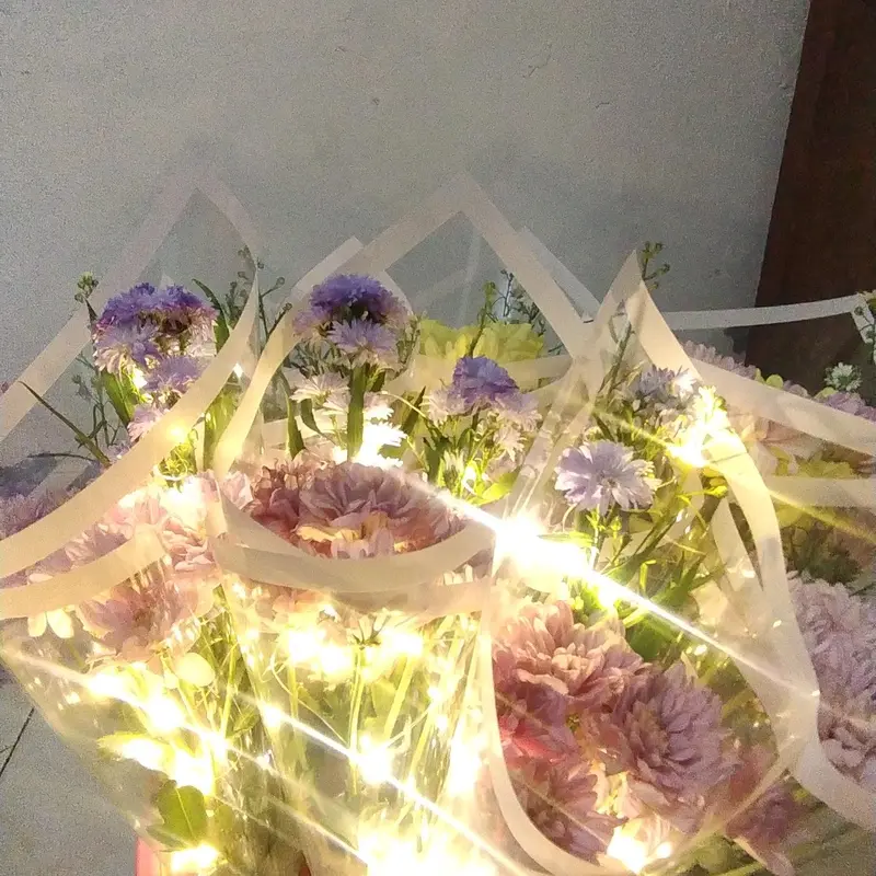 buket bunga led cantik / buket hadiah / buket valentine 1