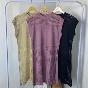 Ruby knit rajut jaring Atasan wanita/Atasan rajut/Vest wanita Ruby knit rajut jaring Atasan wanita/Atasan rajut/Vest wanita