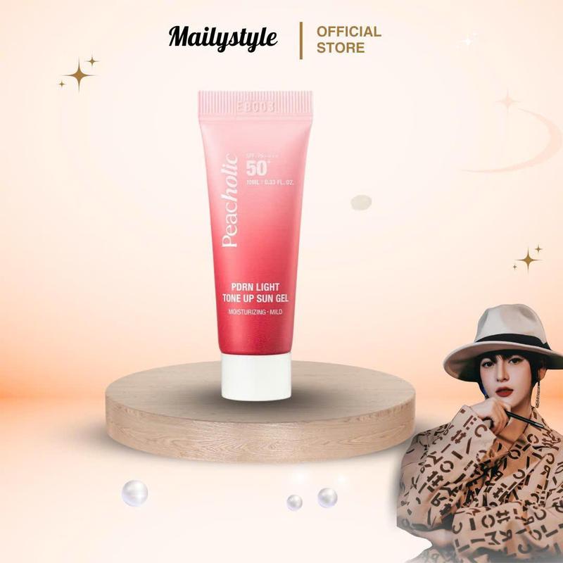 A134_ SIZE MINI Kem chống nắng nâng tone PDRN Peacholic PDRN Light tone up sun gel SPF 50+ PA++++ 10ml