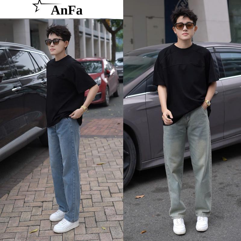 [ Deal Mở Bán ] QUẦN JEAN TÚI CHÉO NAM NỮ UNISEX ỐNG SUÔNG, QUẦN JEAN ỐNG ĐỨNG CHẤT VẢI JEAN DENIM MỀM MỊN DỄ MẶC, DỄ PHỐI ĐỒ
