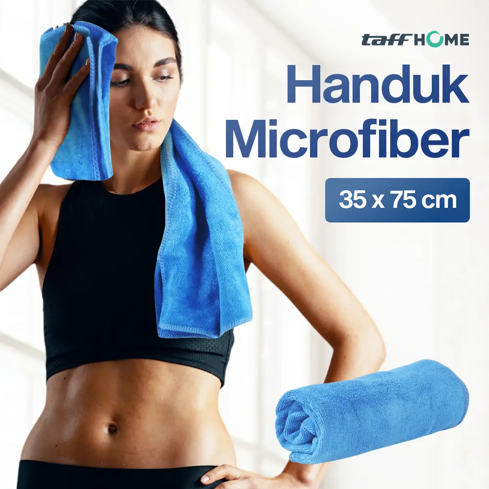 Mutiara Mall - Handuk Microfiber Cepat Kering | Handuk Lembut Microfiber | Towel 35x75cm