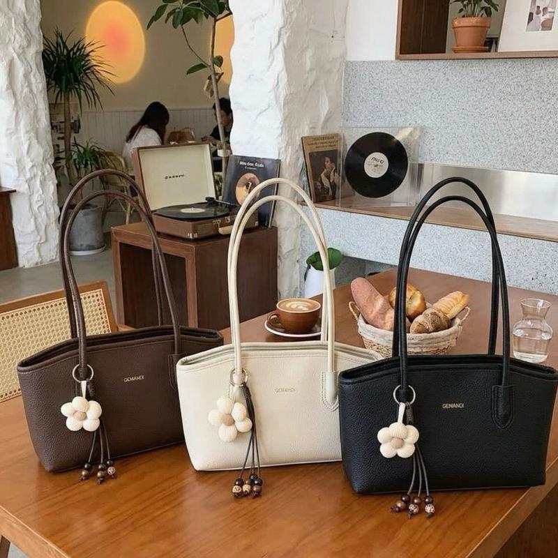 [MUA 1 TÚI TẶNG 1 CHARM CÚC] Túi Tote, Túi Xách Nữ Công Sở Da Vân Gạo Cao Cấp, Dáng Thuyền Thời Trang. Kèm Charm Hoa Xinh Xắn - H01