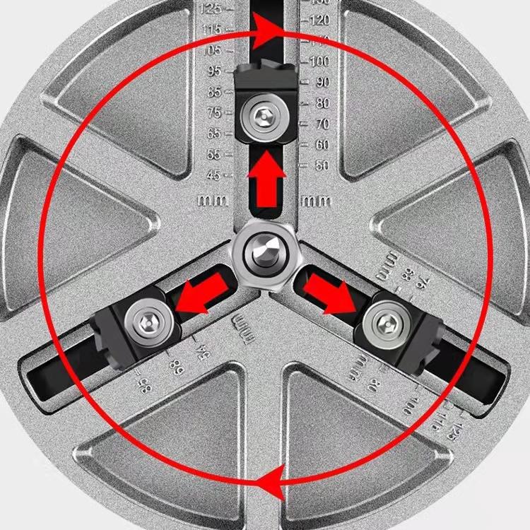 Adjustable hole cutting tool 2