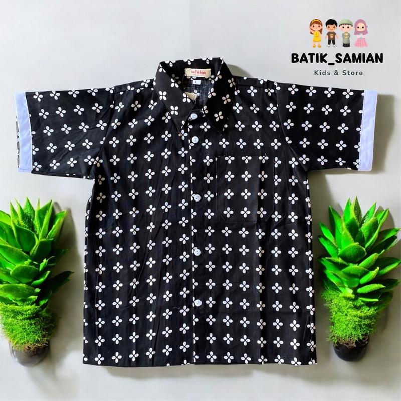 Product Introduction of KEMEJA BATIK ANAK LAKI LAKI MOTIF BUNGA TUTUL FASHION MODREN BAHAN KATUN ADEM NYAMAN DI PAKE 50