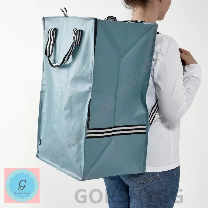 IKEA GORSNYGG Tas belanja jinjing ransel laundry bag besar serbaguna reusable 72l