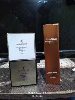 Product Review of CHALONESE WHITENING&ANTI AGING SET (1SET MOISTURIZER+TONER) MEMBANTU MENGENCANGKAN WAJAH ,MELEMBABKAN WAJAH,ANTI KERUTAN Hitam Facial Pencerah Mencerahkan Perawatan Cleansing Muka Memutihkan from s**🤍 1