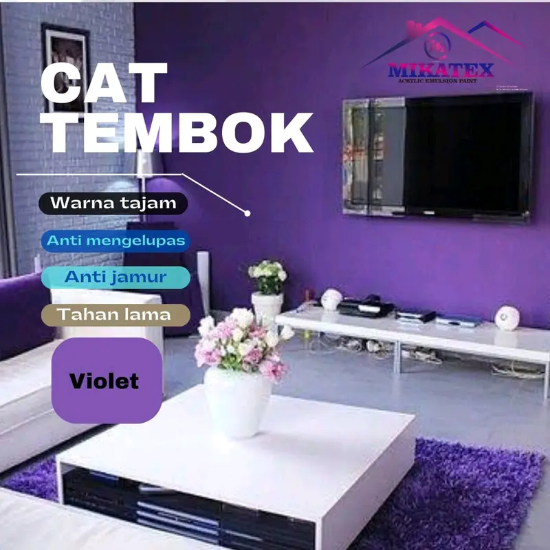 CAT TEMBOK WATERPROOF 20kg. Cat Pelapis Anti Bocor Setara Aquaproof, Glossy Paint Putih dll 6