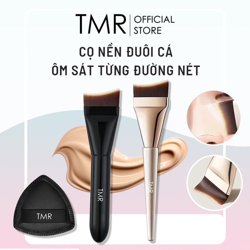 Cọ Đánh Nền Thế Hệ Mới TMR F-M760 M770 Kiểu dáng đuôi cá giúp dễ tán cho lớp nền mịn đều và tự nhiên