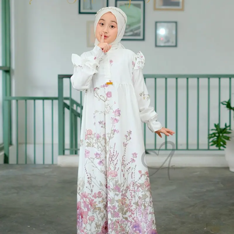 Gamis Anak Maxmara Silk / Gamis Anak Premium Lebaran 2025 7