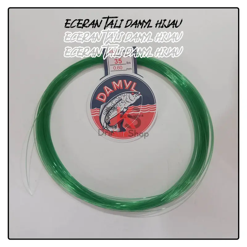 ECERAN Tali Senar DAMYL Hijau 5
