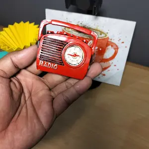 Vintage Antik Kayu Logam Fonograf Kotak Musik untuk Dekorasi Desktop Rumah Kreatif Tangan Engkol Kotak Musik Ornamen