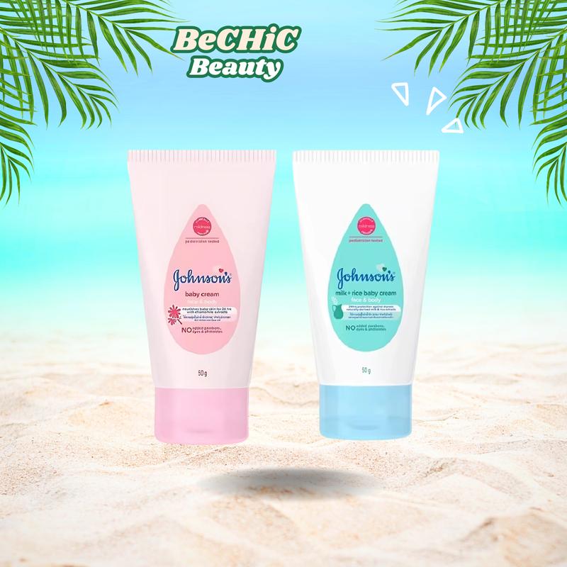  Kem Dưỡng Johnson's Baby Cho Em Bé Dưỡng Ẩm Dịu Nhẹ Chống Nẻ - Johnson's Baby Cream 50g 