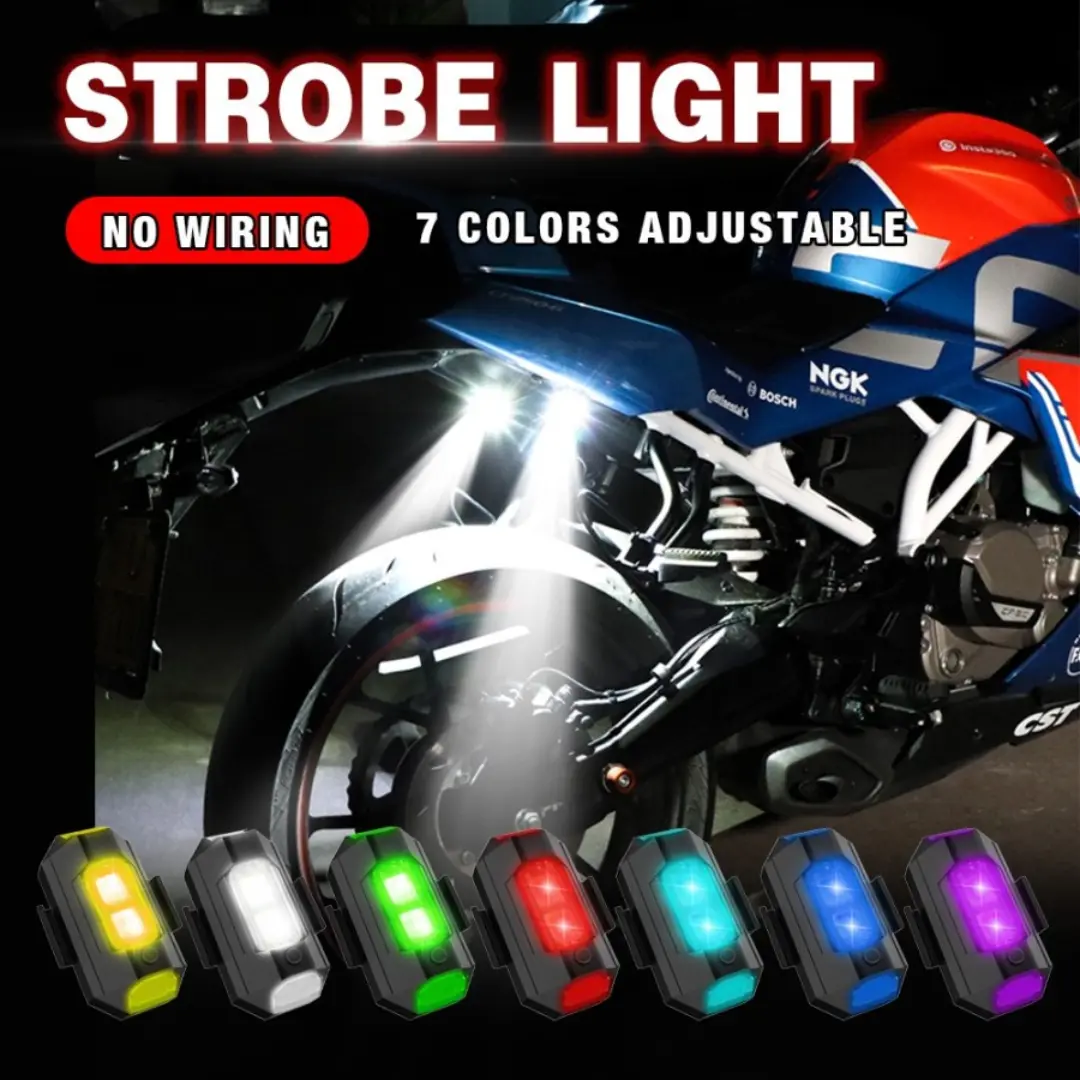 Storbo RGB Light - Lampu kendaraan dengan 7 warna lampu yang bisa diatur