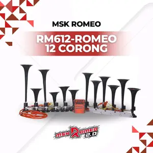 Telolet  MSK Romeo RM612-Romeo 12 Corong | Tunning tidak bisa di adjust | Telolet Pakistan