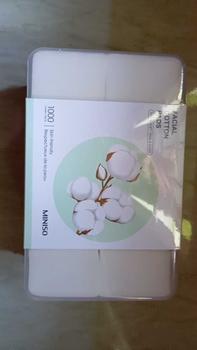 Product Review of MINISO Facial Cotton Pad 1000pcs Kapas Tipis Pembersih Makeup Make Up Bantalan Kapas Kotak Kapas Pembersih Wajah Kapas Kecantikan from S**i 0