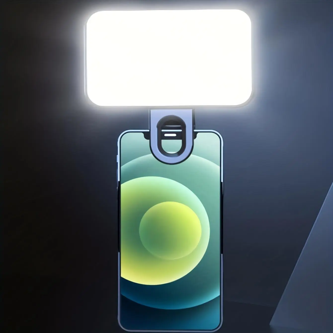 【Vận chuyển trong vòng 24 giờ】3 chế độ Dimmable Mini Clip-on Live Stream Light  Đèn di động có thể sạc lại loại C 150mAh cho điện thoại máy tính Phát sóng bàn ngủ