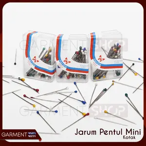Jarum Pentul Mini Hijab Kotak Kecil Isi 50 pcs muslim peniti