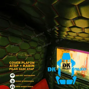 COD PLAFON ATAP KABIN BELAKANG TRUK DAN PICKUP MOTIF SARANG TAWON