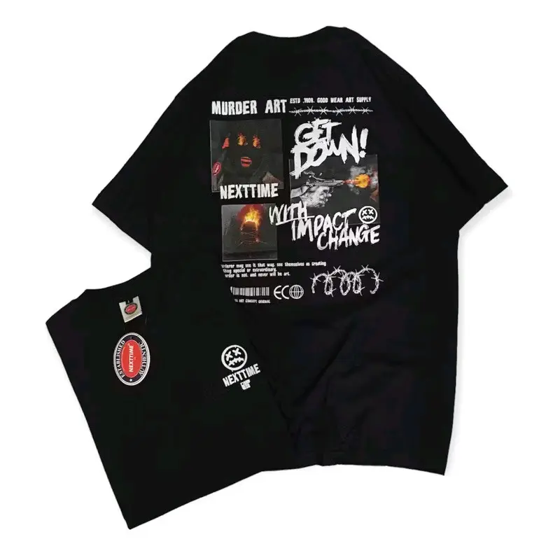 *nova store* Kaos Nexttime Original - Kaos Distro Original Brand Lokal Full tag & label -Kaos Distro Pria T-shirt Distro Pria - Baju Kaos Wanita -Kaos Sevenkey X Nexttime - Kaos AcDc -Kaos distro pria baju kaos nexttime Unisex Atasan Keren 5