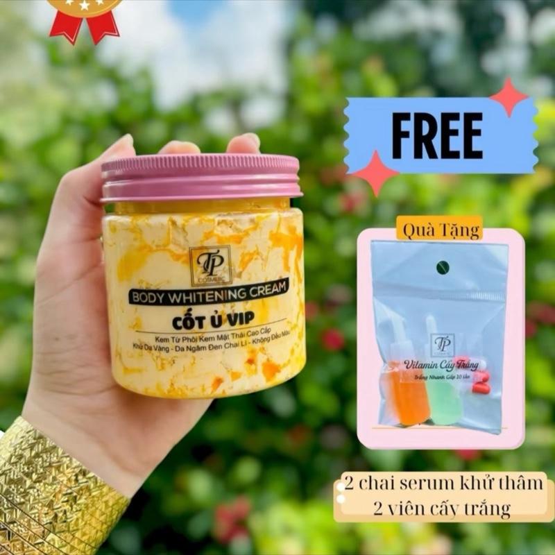 230g KEM CỐT THÁI NGUYÊN CHÂT RỈ DẦU VÀNG tặng kèm khử thâm và viên cấy trắng