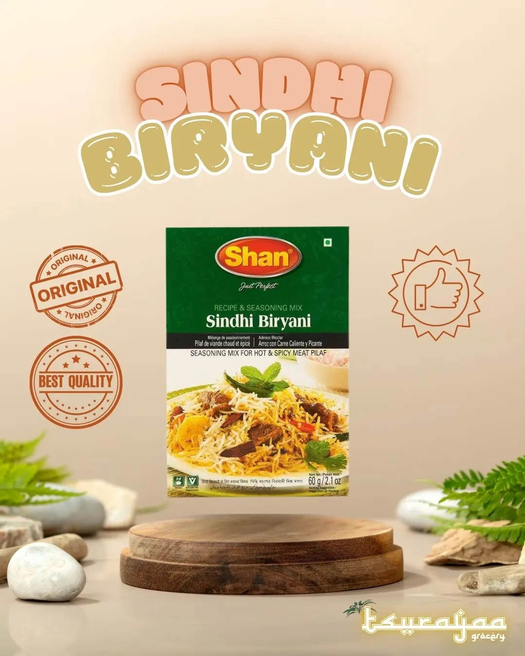 Bumbu Shan Sindhi Biryani - Bumbu Khas untuk Masakan Biryani Penyedap