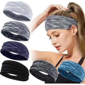 Headband Ikat Kepala Pria Wanita Hairband Bandana Olahraga Kain Menyerap Keringat Lari Voli Sepeda Yoga