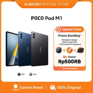 POCO Pad M1 (8GB/256GB) | Layar jernih 12.1" 2.5K  | Snapdragon 7s Gen 4 | Baterai jumbo 12000mAh (typ) | Quad speaker dengan Dolby Atmos [Official Store]