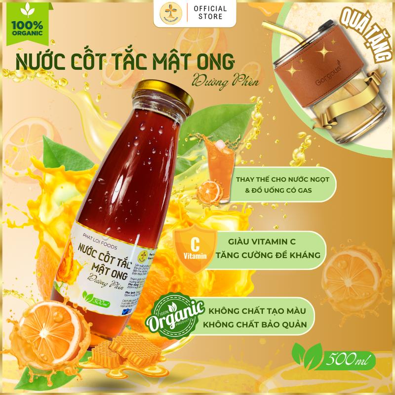 Nước cốt tắc mật ong đường phèn - Phát Lợi Foods - Giúp giảm ho, đau họng, tăng cường sức đề kháng 1