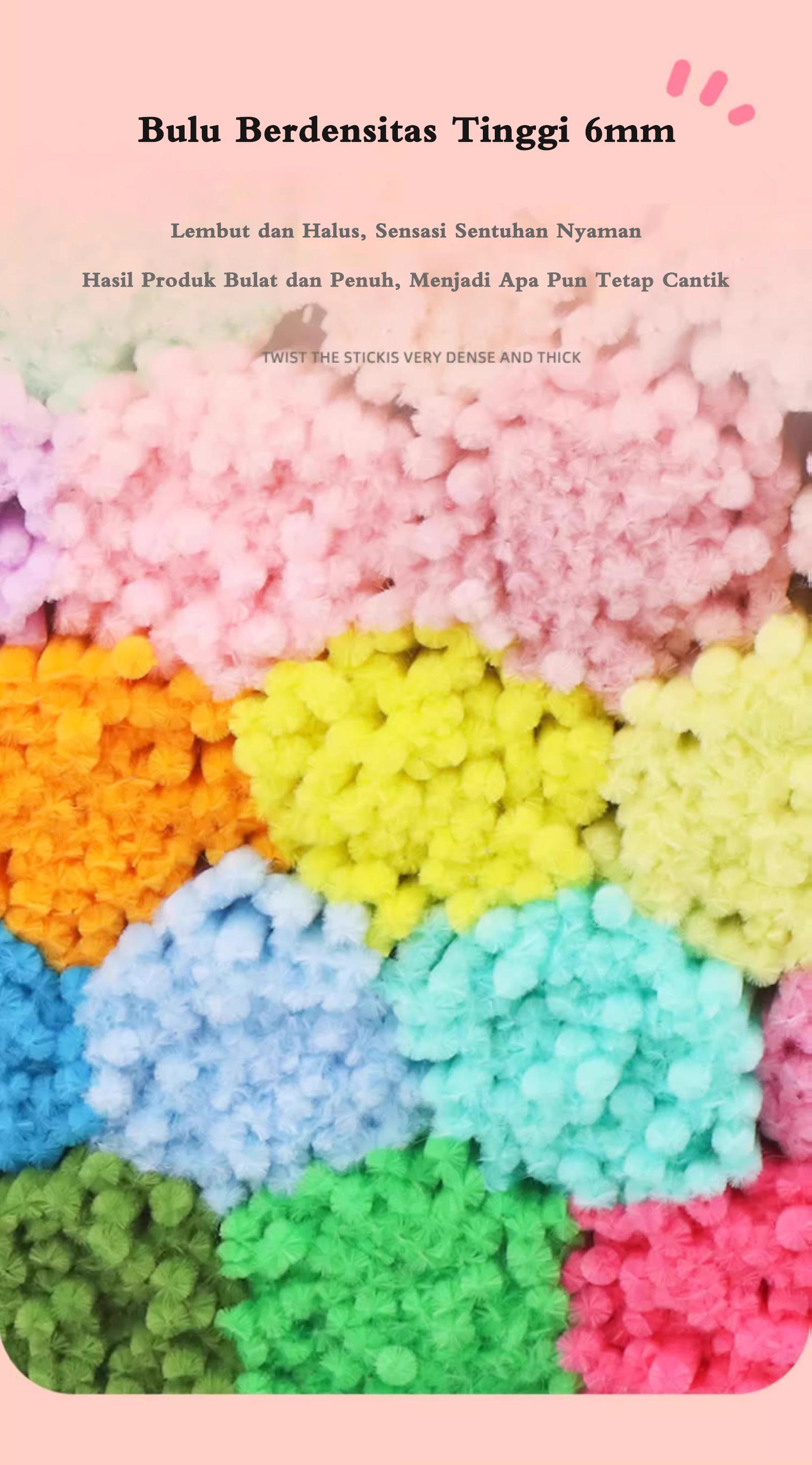 Kawat Bulu Mercy Premium 30mm 100±5pcs– Pipe Cleaner Tebal & Lentur | DIY Hiasan Ramadan Bulan Bintang | Dekorasi Lebaran | CRAFT RAMADAN Kawat Bulu Mercy Premium 30mm 100±5pcs– Pipe Cleaner Tebal & Lentur | DIY Hiasan Ramadan Bulan Bintang | Dekorasi Lebaran | CRAFT RAMADAN