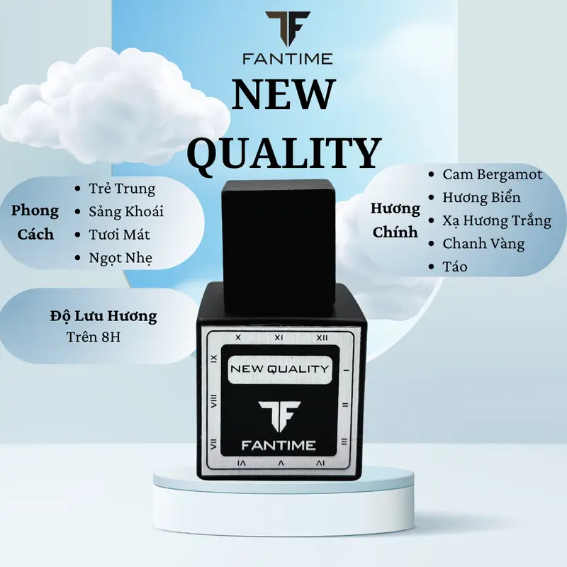 [MUA 1 GIẢM 200K - MUA 2 GIẢM 600K] Tinh Dầu Nước Hoa FANTIME 50ML - Lưu Hương Trên 8H -  Cosmetic Perfume Xịt Thơm 4