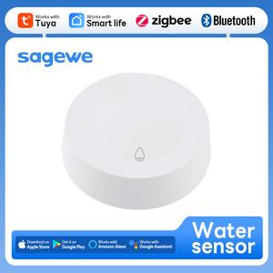 Penderia Kebocoran Air Tanpa Wayar, Sensitiviti Tinggi, untuk Kegunaan Rumah, Sagewe, Pengesan Penggera Kebocoran Automatik, Sesuai untuk Dapur dan Bilik Mandi