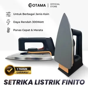 Setrika listrik Finito Gosokan Pakaian Setrika Pakaian Iron