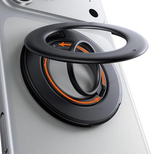 TORRAS Ostand Dual Ring マグセーフ スマホリング 180° マグネット  メタルリングき iPhone17/16/15/14/13/12  マットブラック