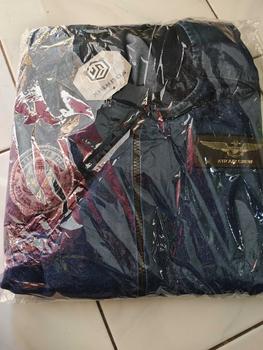 Product Review of JAKET BOMBER MODEL  BORDIRAN SIMPLE VARIAN WARNA BIRU TUA & BIRU MUDA Denim Jeans Nyaman Panjang Pria Top Distro Keren Atasan Casual from S**i 1