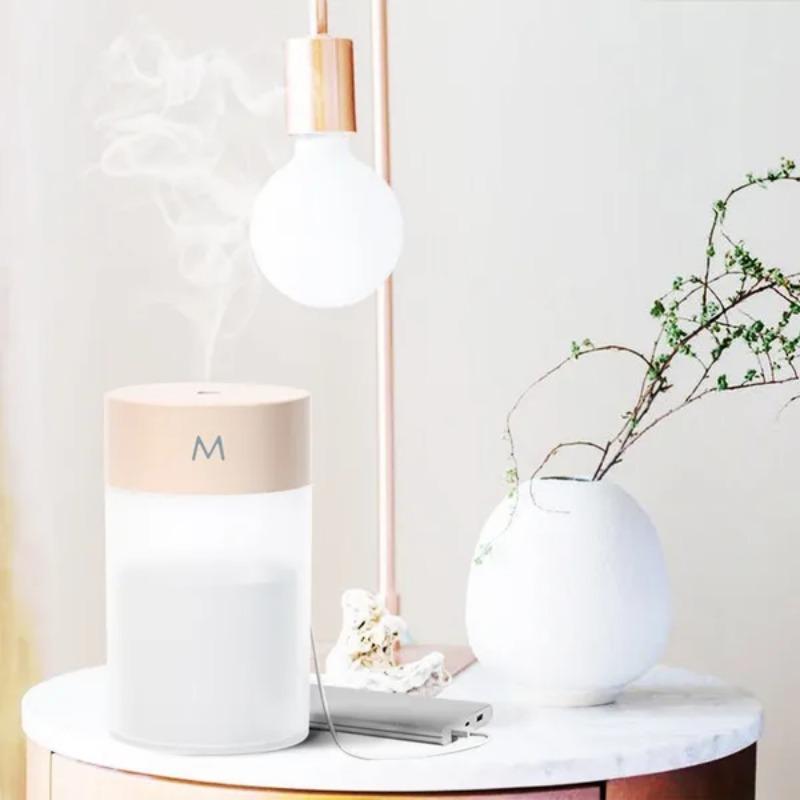 Máy Phun Tinh Dầu USB Mini Cho Gia Đình, Máy Tạo Độ Ẩm Không Khí Di Động, Đèn…