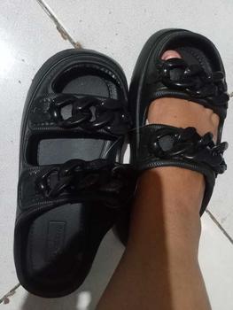 Product Review of Sandal Wanita Wedges Kepang Model Terbaru Termurah from B**💋 0