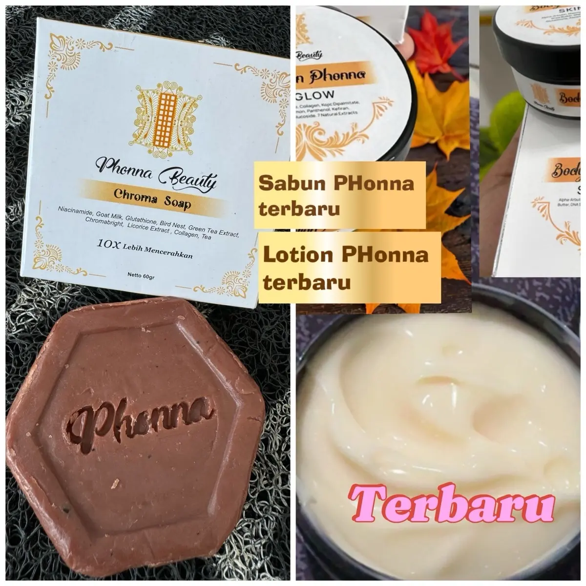 Lotion PHonna Terbaruuu dan sabun phonna