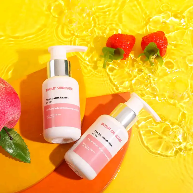Sabun Pembersih Pencerah Wajah Bynisa Skincare Brightening Arbutin 60ml - Acid, Mencerahkan Facial Kotoran Niacinamide Memudarkan Kusam Membersihkan Muka Cleanser Cleansing Kosmetik 1
