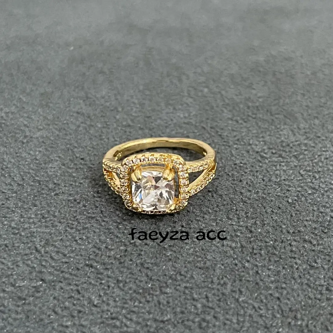 Cincin  Wanita Anti Karat dan Tidak Luntur (gabung) Permata