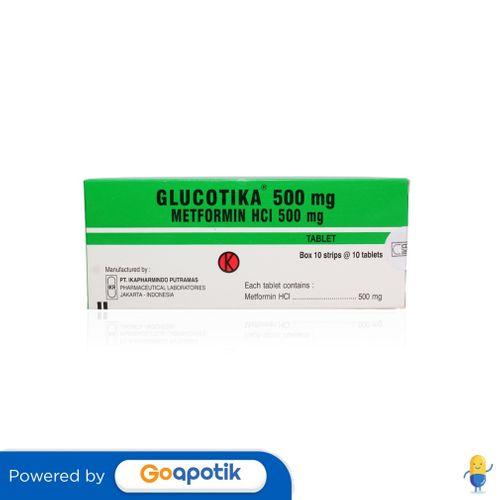 GLUCOTIKA 500 MG BOX 100 TABLET