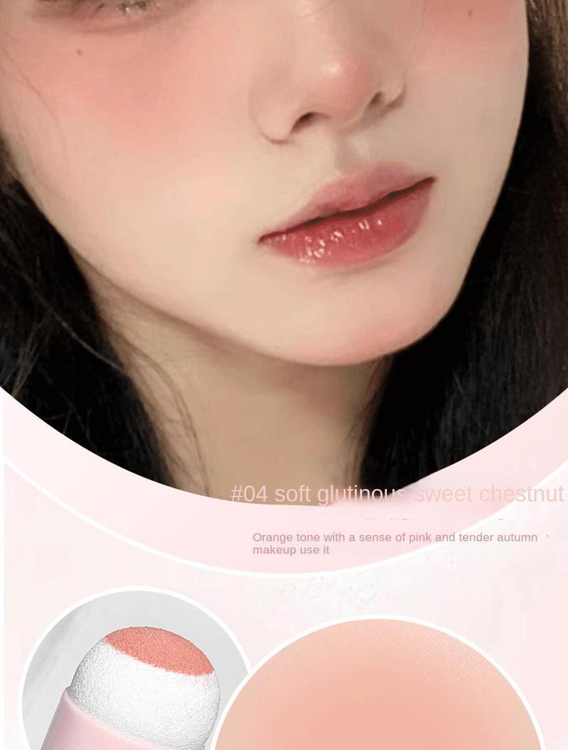 Product Introduction of Phấn má hồng dạng bột Vigor Bangbang, que làm nổi bật màu sắc tự nhiên và bền bỉ, dễ thương và gợi cảm, khuôn mặt cô gái mờ 20